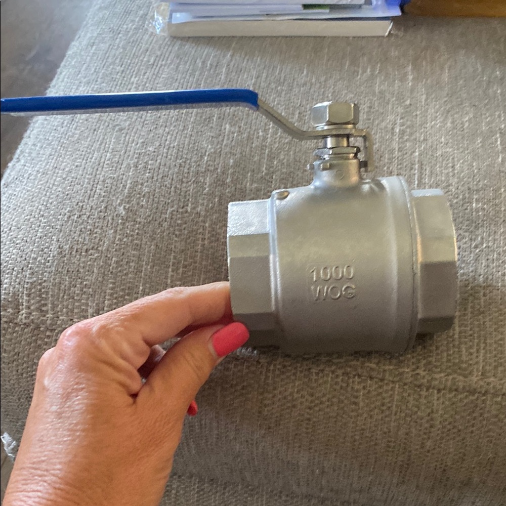 Silver Metal Ball Valve